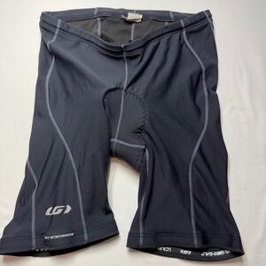 Louis Garneau Women's XXL Black Padded Cycling Shorts Ergo Sensor Fit Sensor USA
